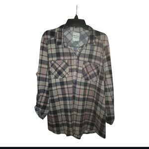 New York Laundry Plaid Woman's Shirt